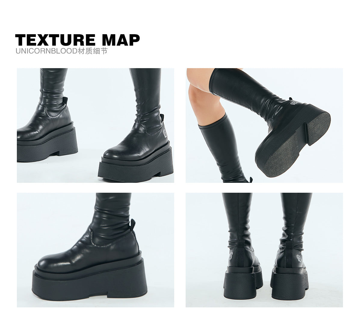 Unicorn Blood-100 Knee-High Boots – Al Grandé Boutique