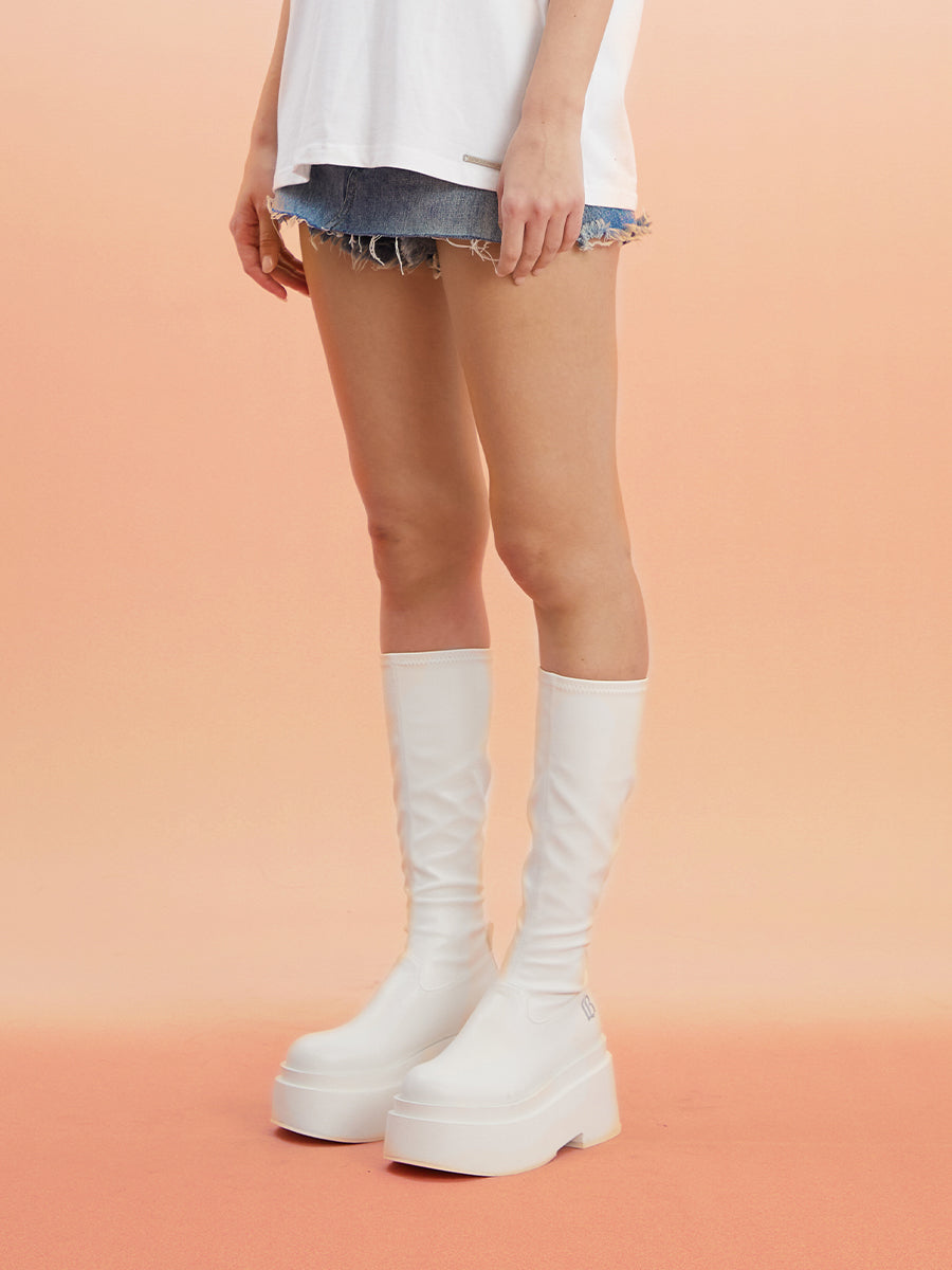 Unicorn Blood-100 Knee-High Boots – Al Grandé Boutique