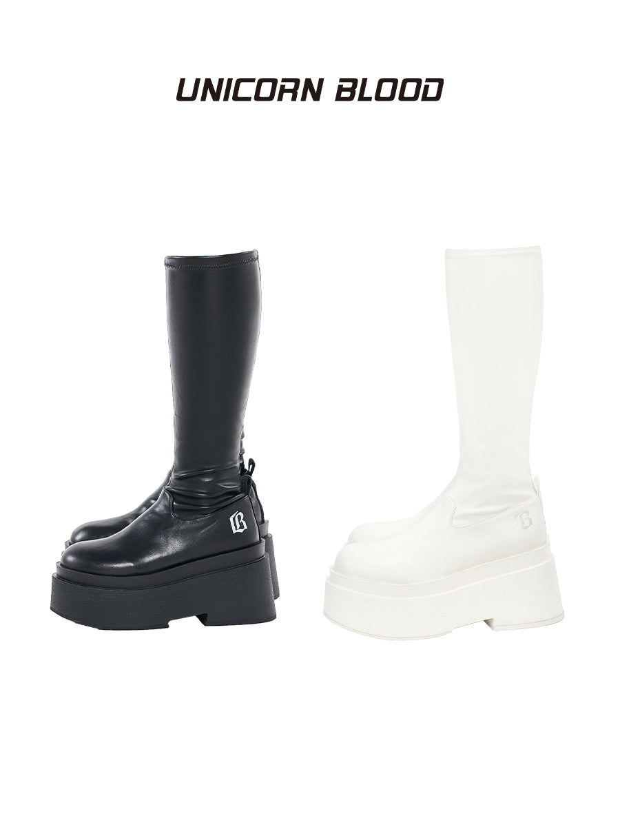 Unicorn Blood-100 Knee-High Boots – Al Grandé Boutique