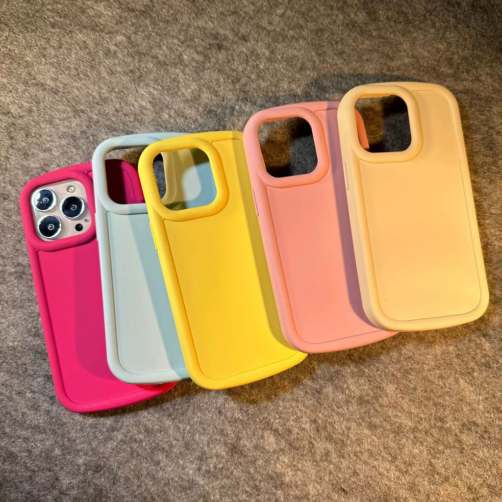 Cute Colourful Trendy Simple Matte Solid Pastel Color Design Protective Shockproof Phone Case for iPhone X XR XS 11 12 13 14 15 Pro Max Case